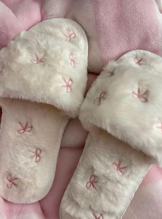 Pantuflas de Felpa Coquette