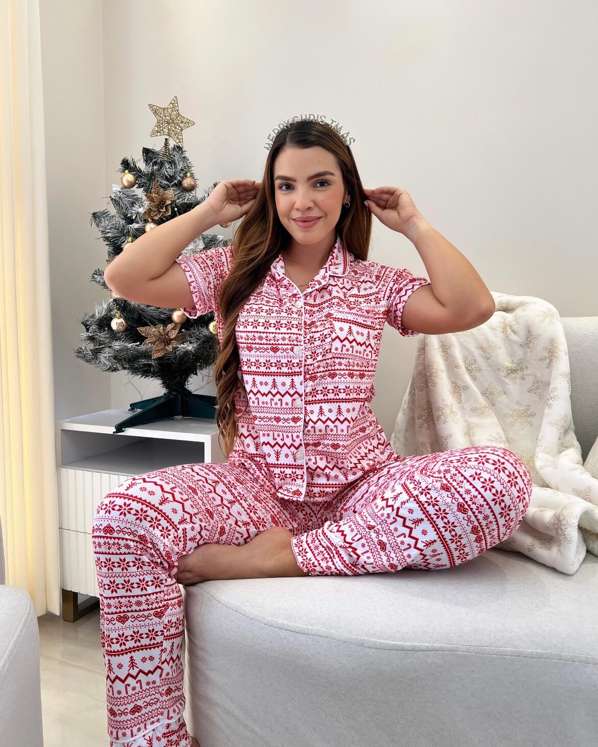 Alana Clásica Navideña  Pantalón