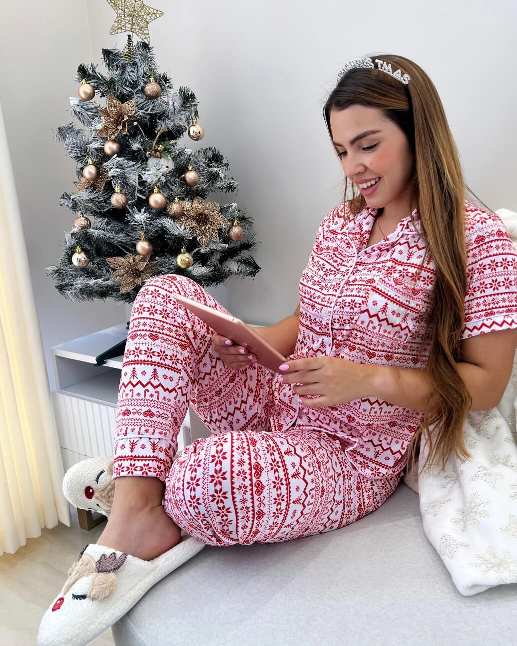 Alana Clásica Navideña  Pantalón