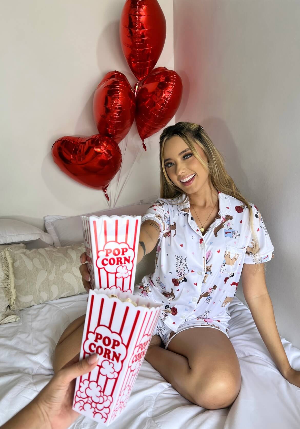 Pijama Alana Dog Love Short