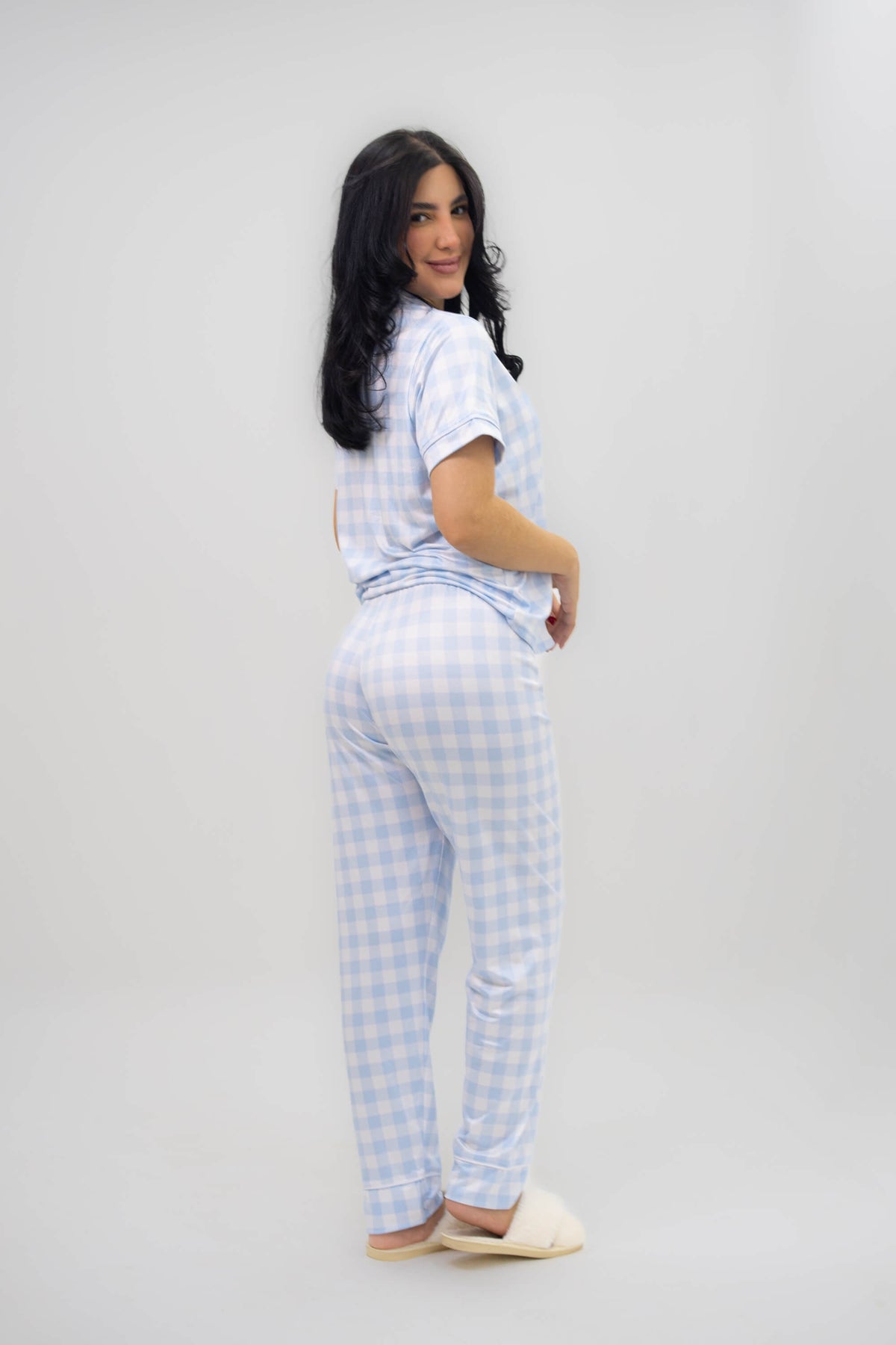 Alana Leñadora Azul Pantalón