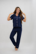 Alana Azul Marino Pantalón