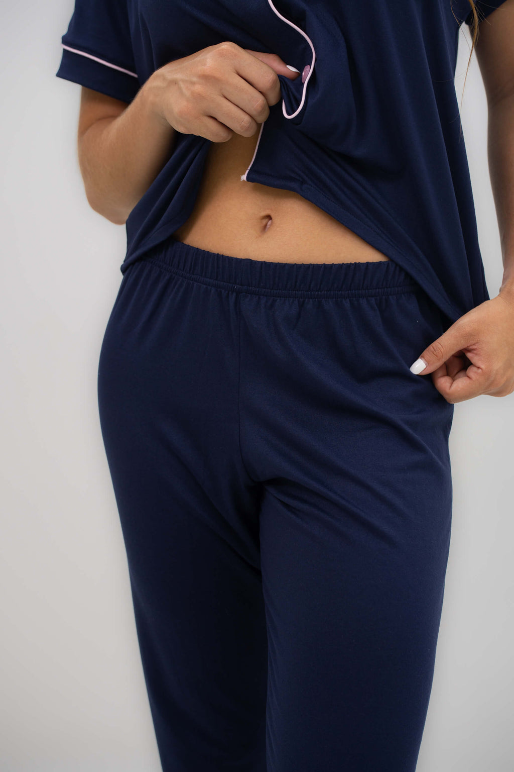 Alana Azul Marino Pantalón