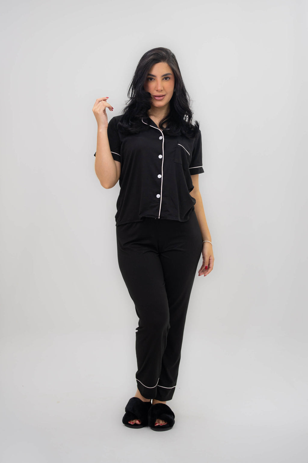 Alana Negro Pantalón