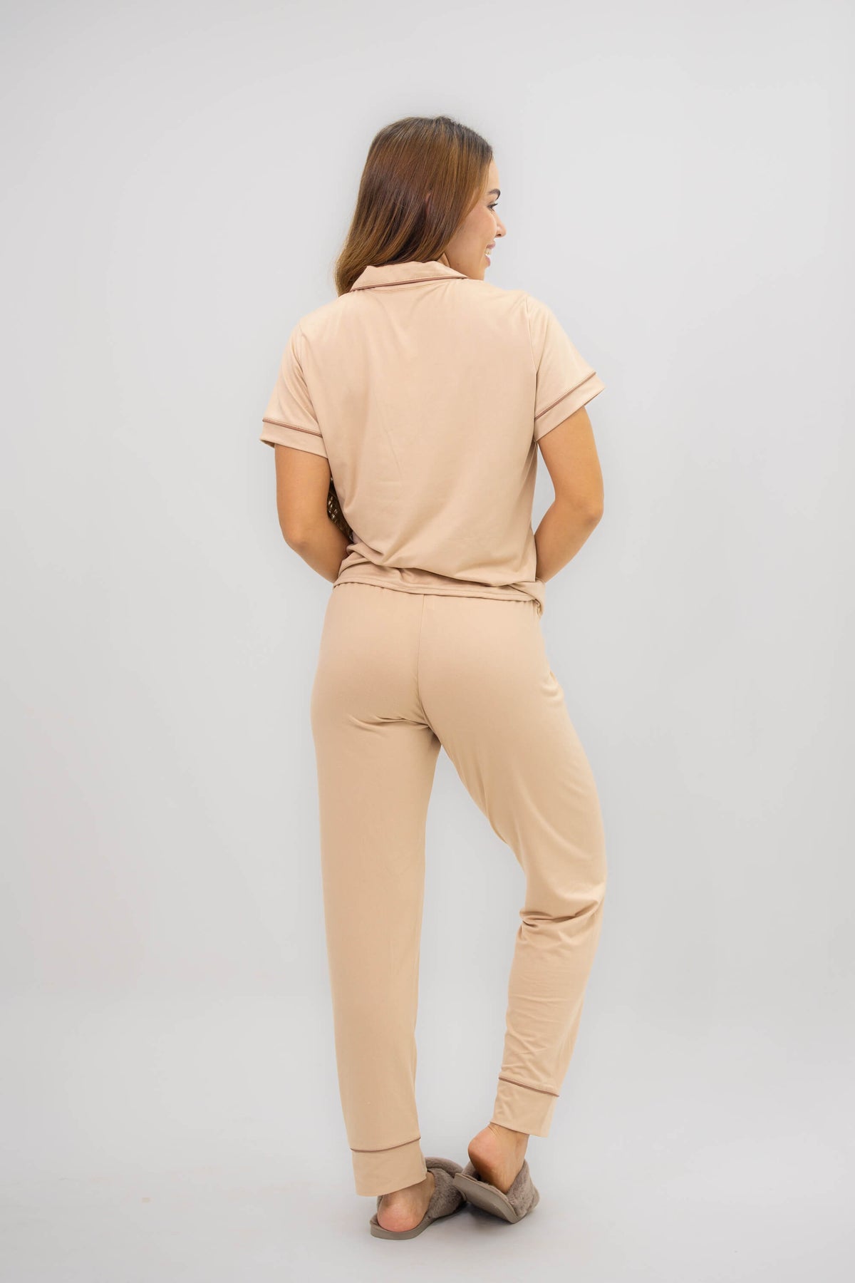 Alana Beige Pantalón