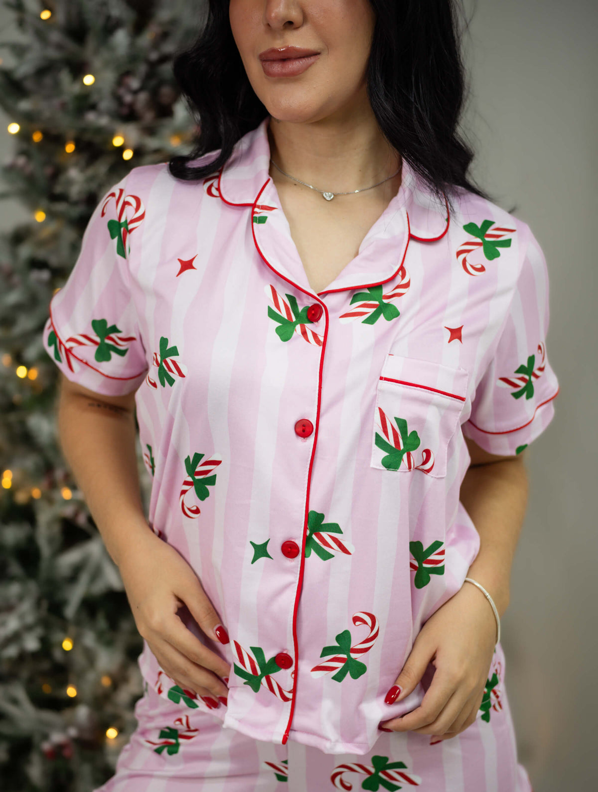 Alana Bastones Navideños Pantalón