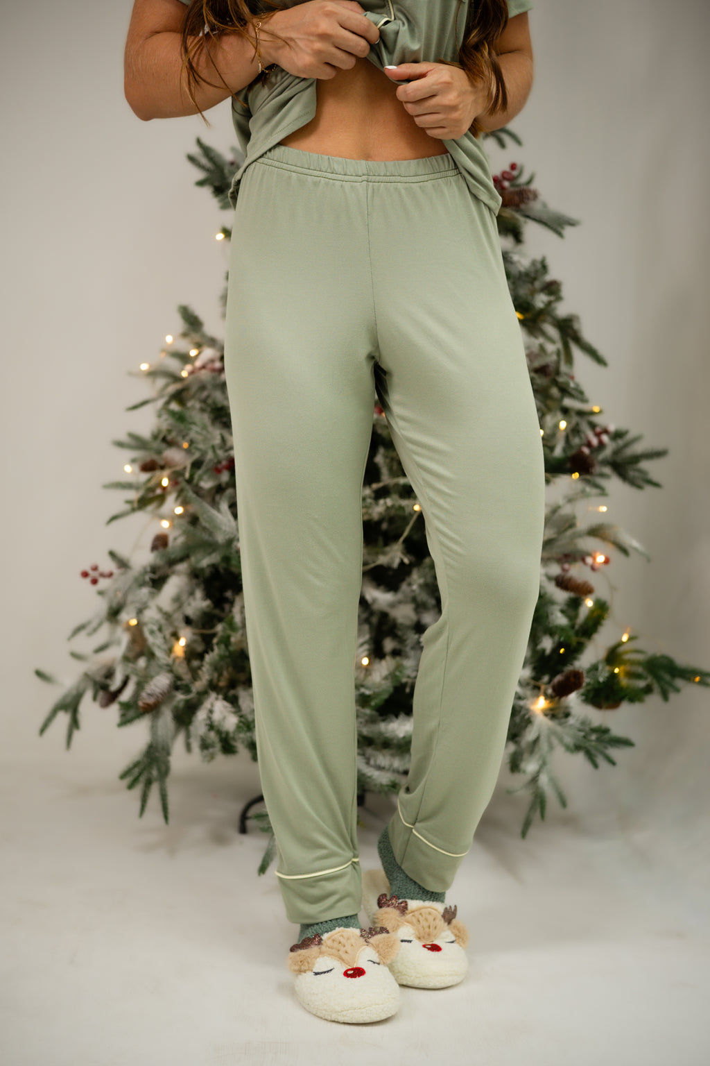 Alana Pistacho Pantalón