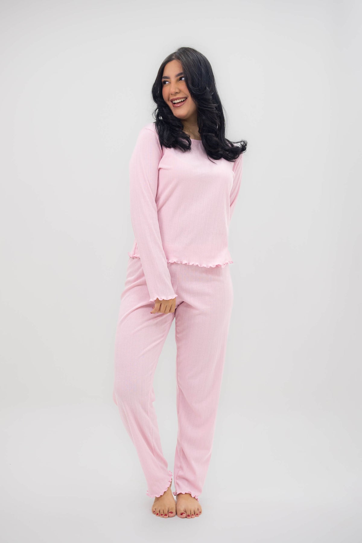 Emma Buzo + Pant - Rosa