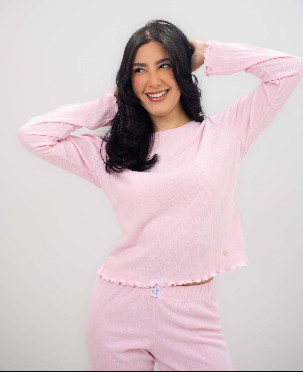 Emma Buzo + Pant - Rosa