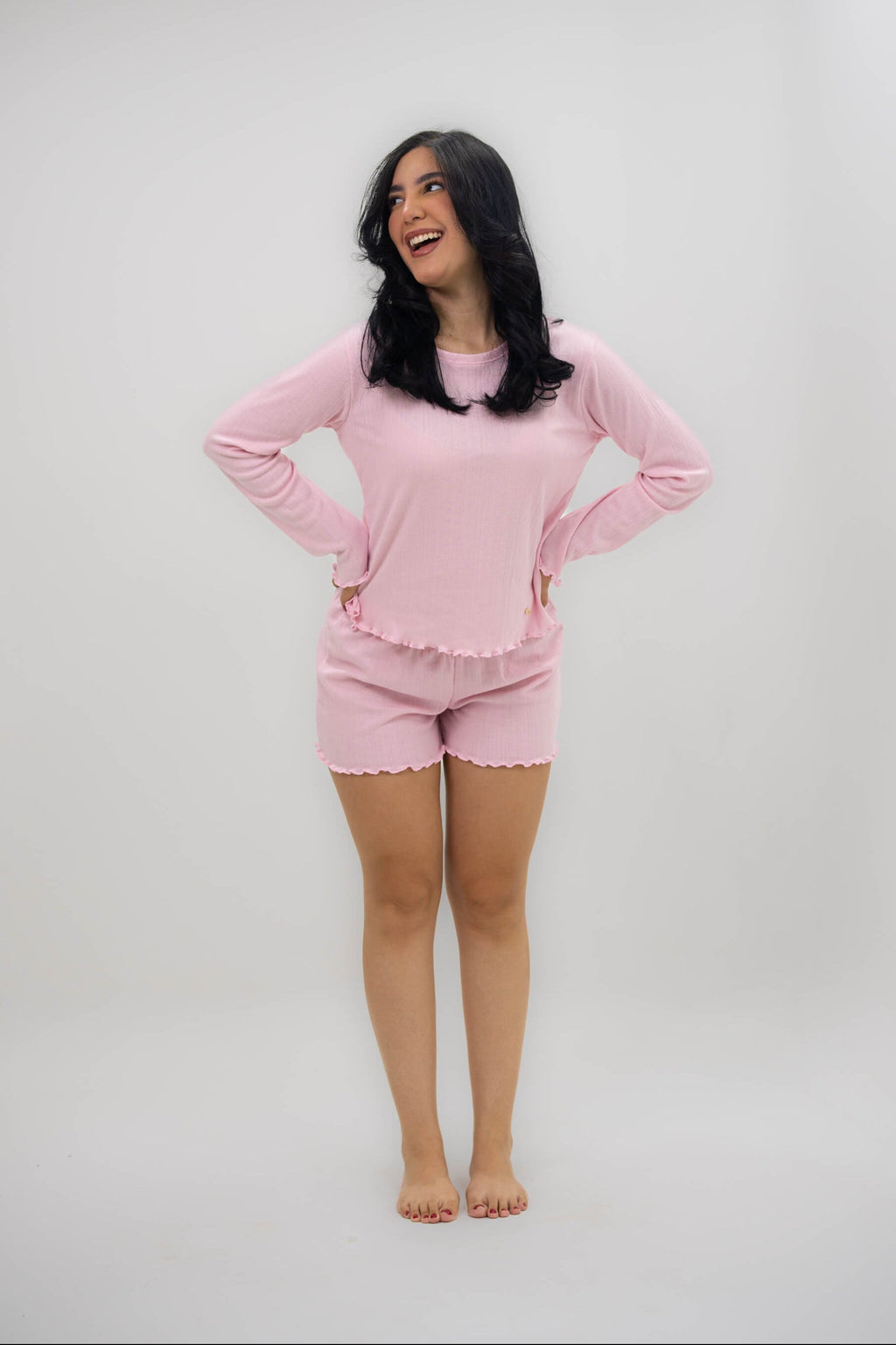 Emma Buzo + Short - Rosa