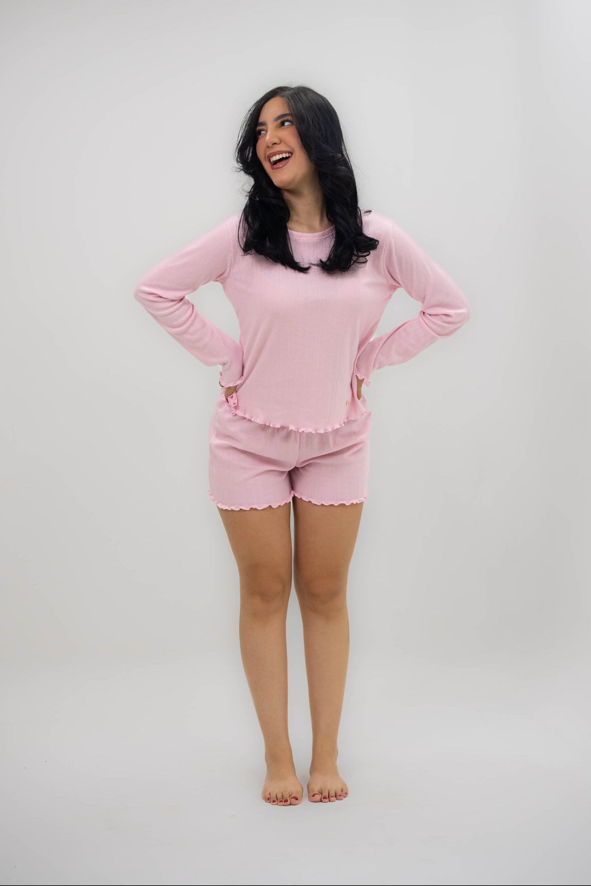 Emma Buzo + Short - Rosa