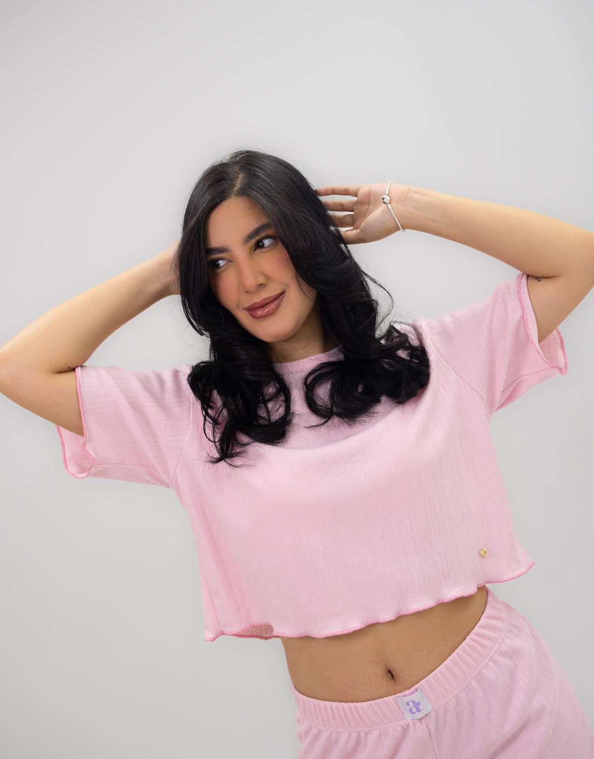 Emma Crop + Pant - Rosa