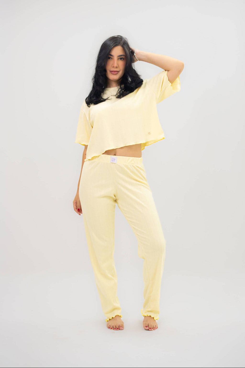 Emma Crop + Pant - Amarillo