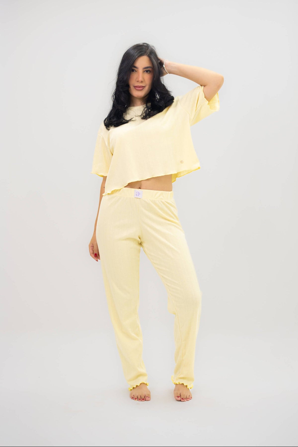 Emma Crop + Pant - Amarillo