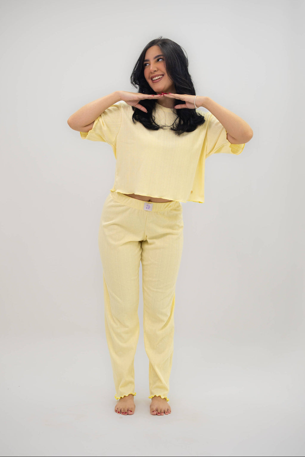 Emma Crop + Pant - Amarillo