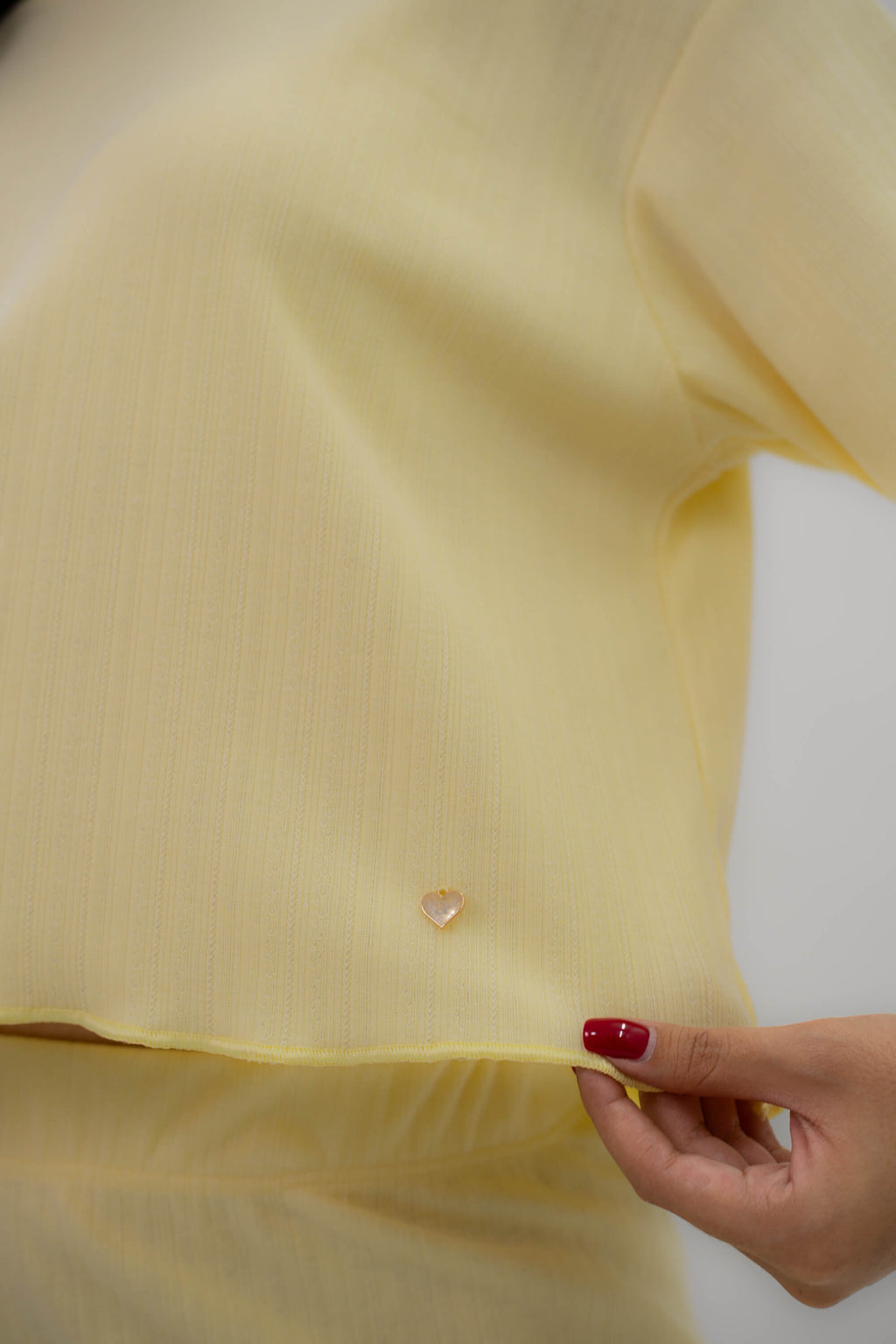 Emma Crop + Pant - Amarillo