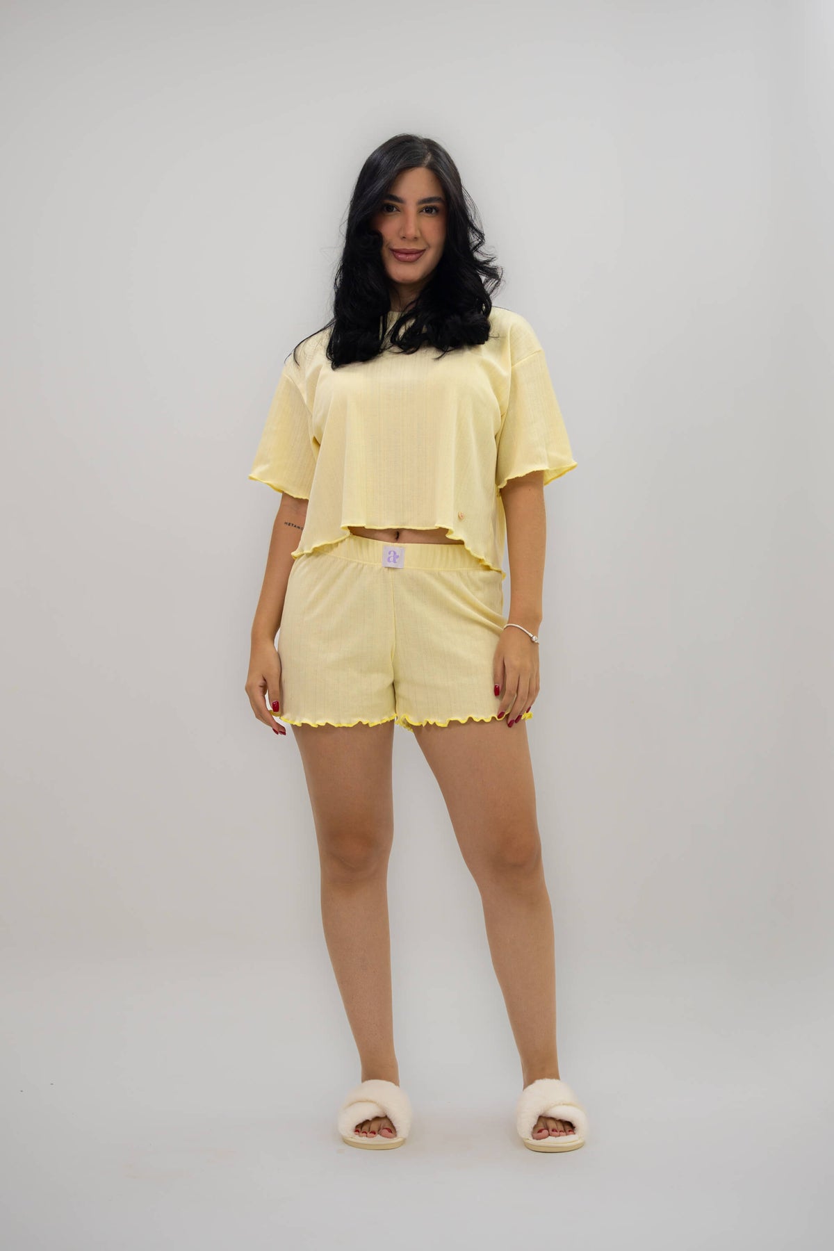 Emma Crop + Short - Amarillo