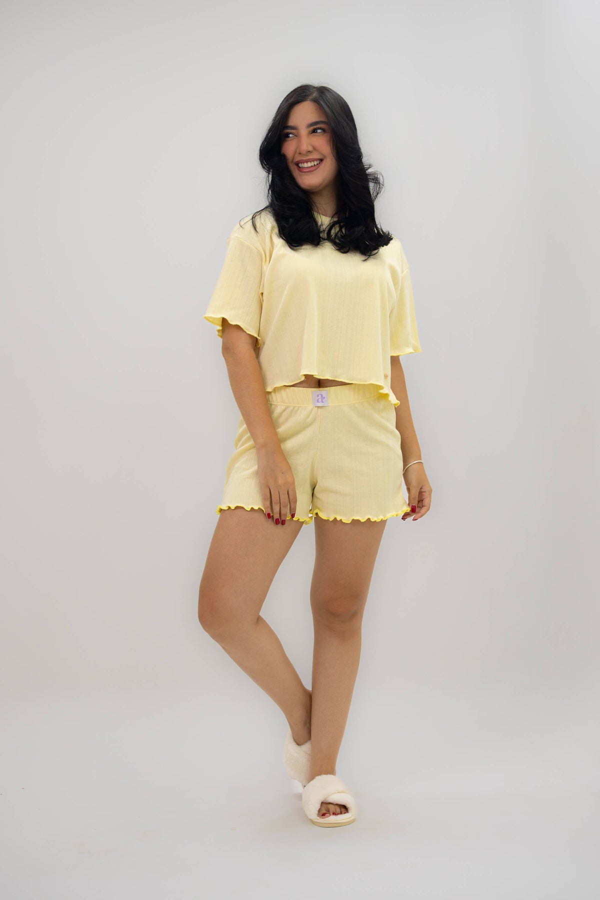 Emma Crop + Short - Amarillo