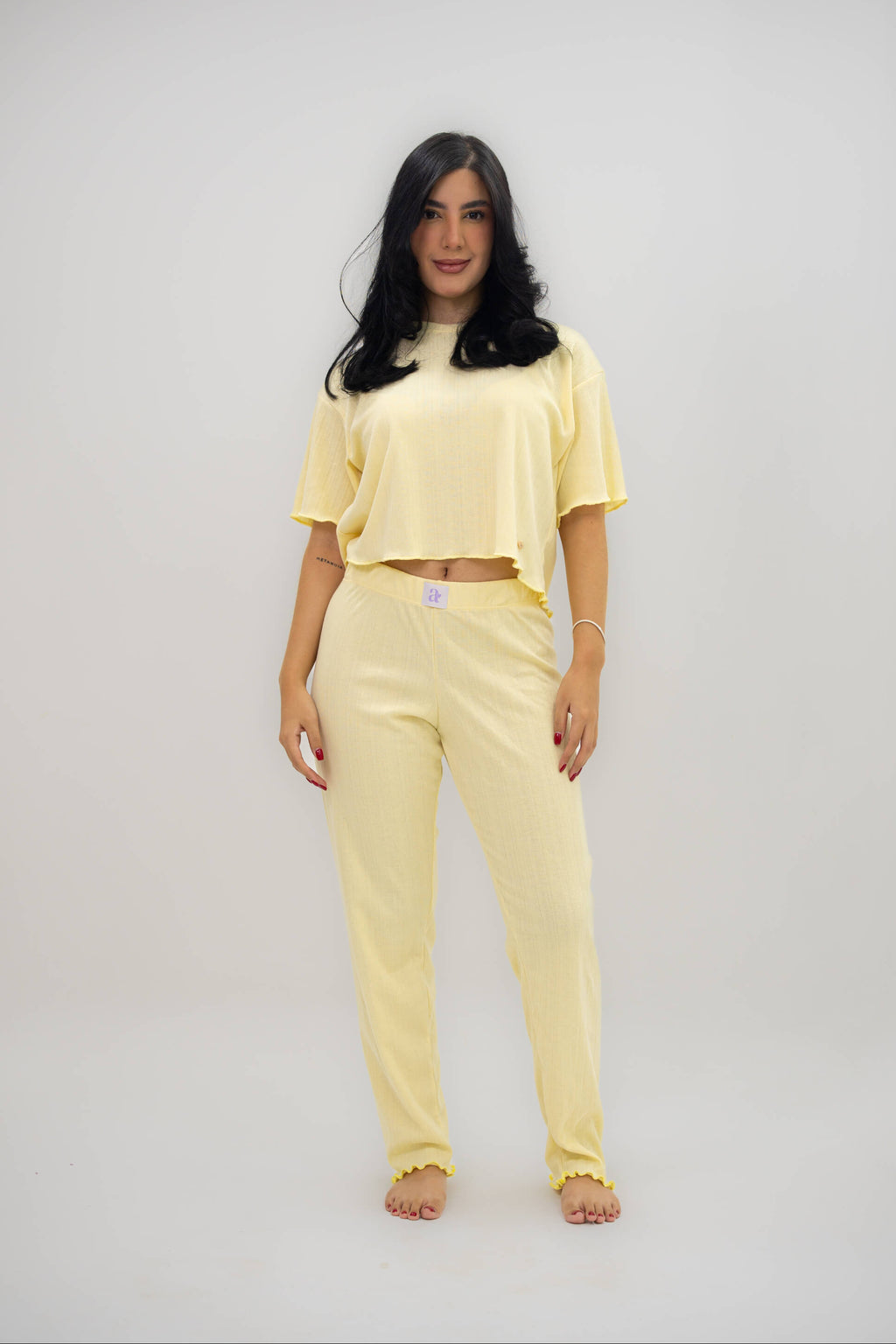 Emma Crop + Pant - Amarillo