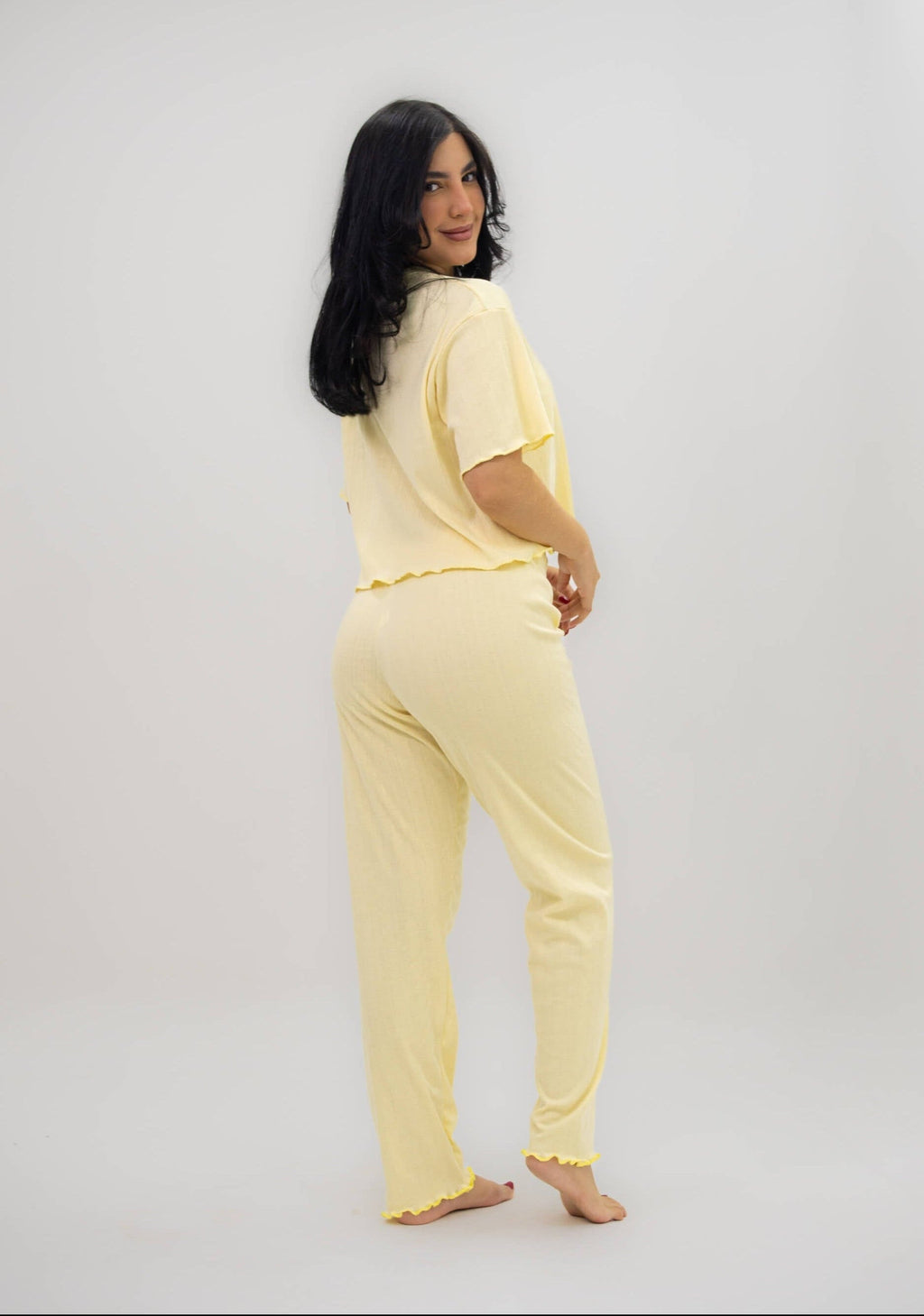 Emma Crop + Pant - Amarillo