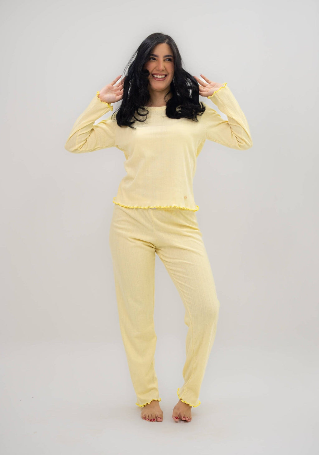 Emma Buzo + Pant - Amarillo