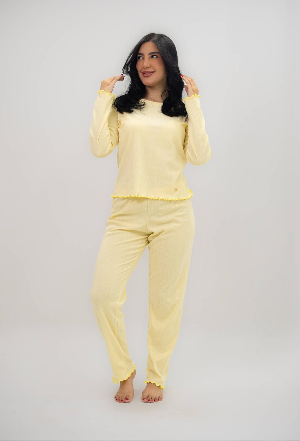 Emma Buzo + Pant - Amarillo