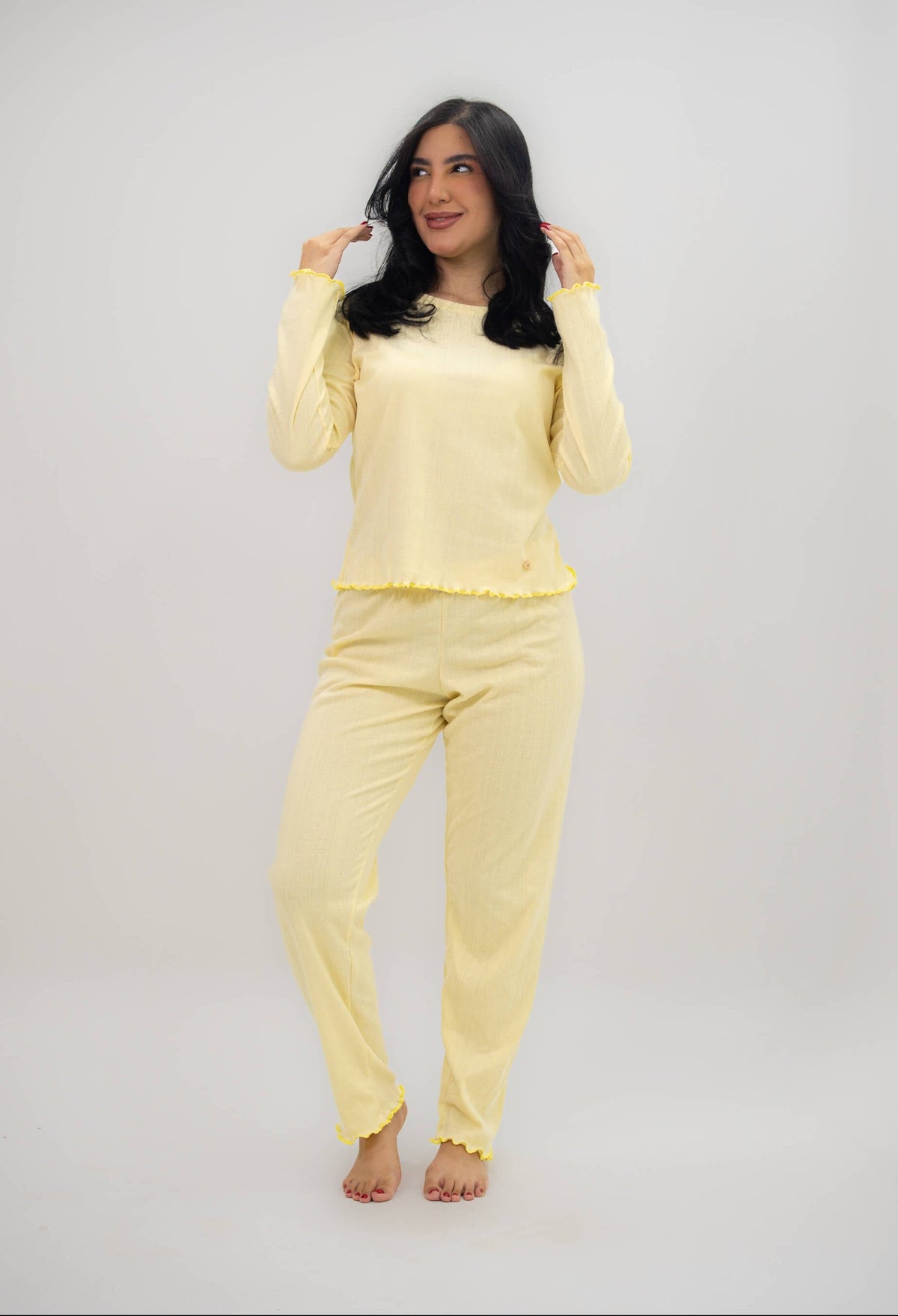 Emma Buzo + Pant - Amarillo