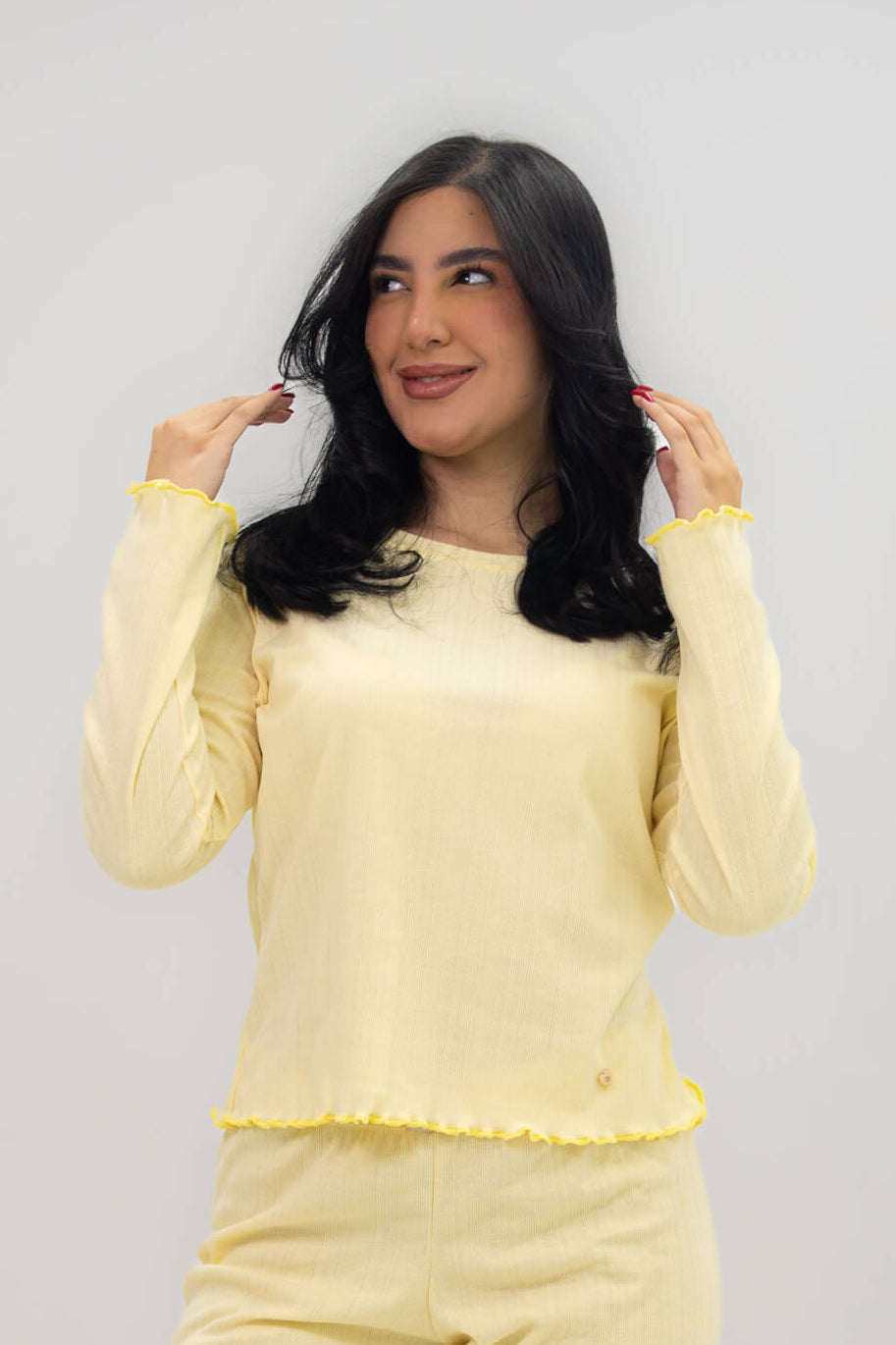 Emma Buzo + Short - Amarillo