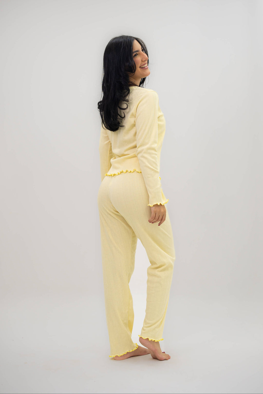 Emma Buzo + Pant - Amarillo