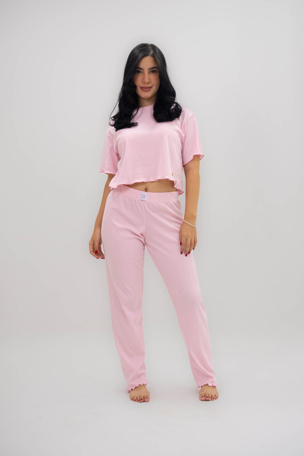 Emma Crop + Pant - Rosa