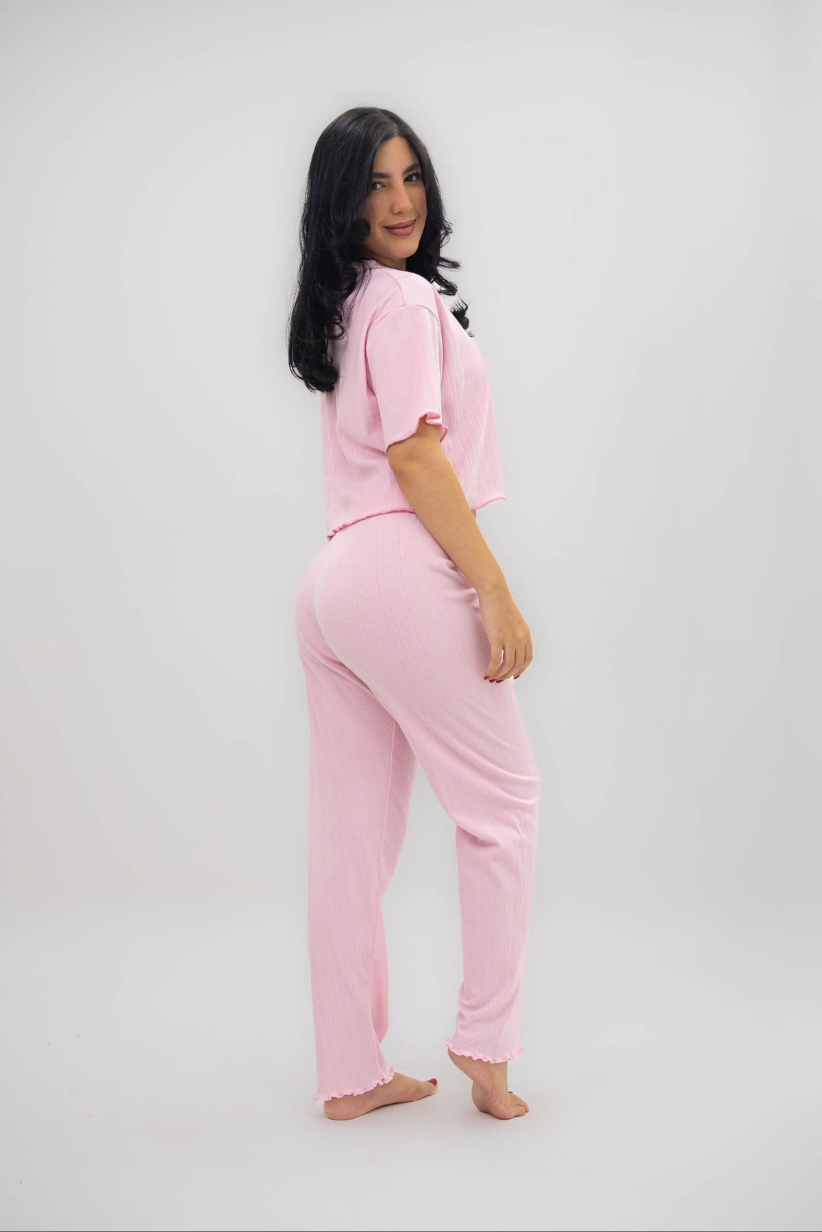 Emma Crop + Pant - Rosa