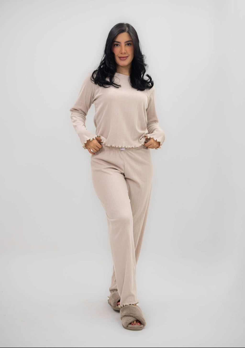 Emma Buzo + Pant - Beige