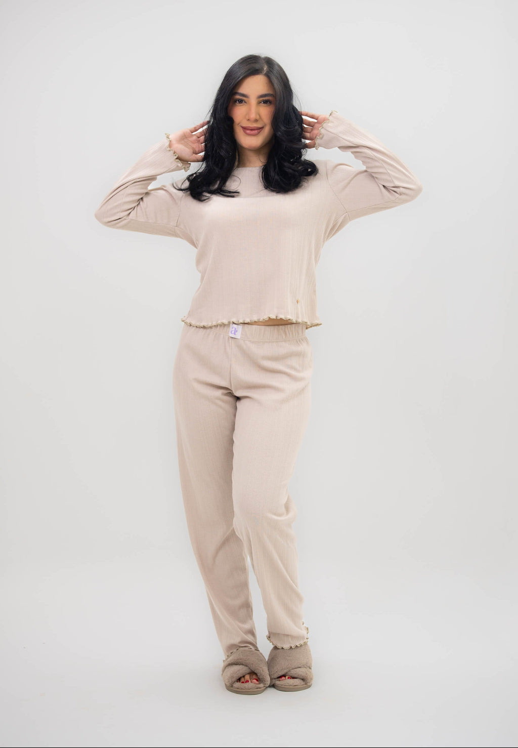 Emma Buzo + Pant - Beige