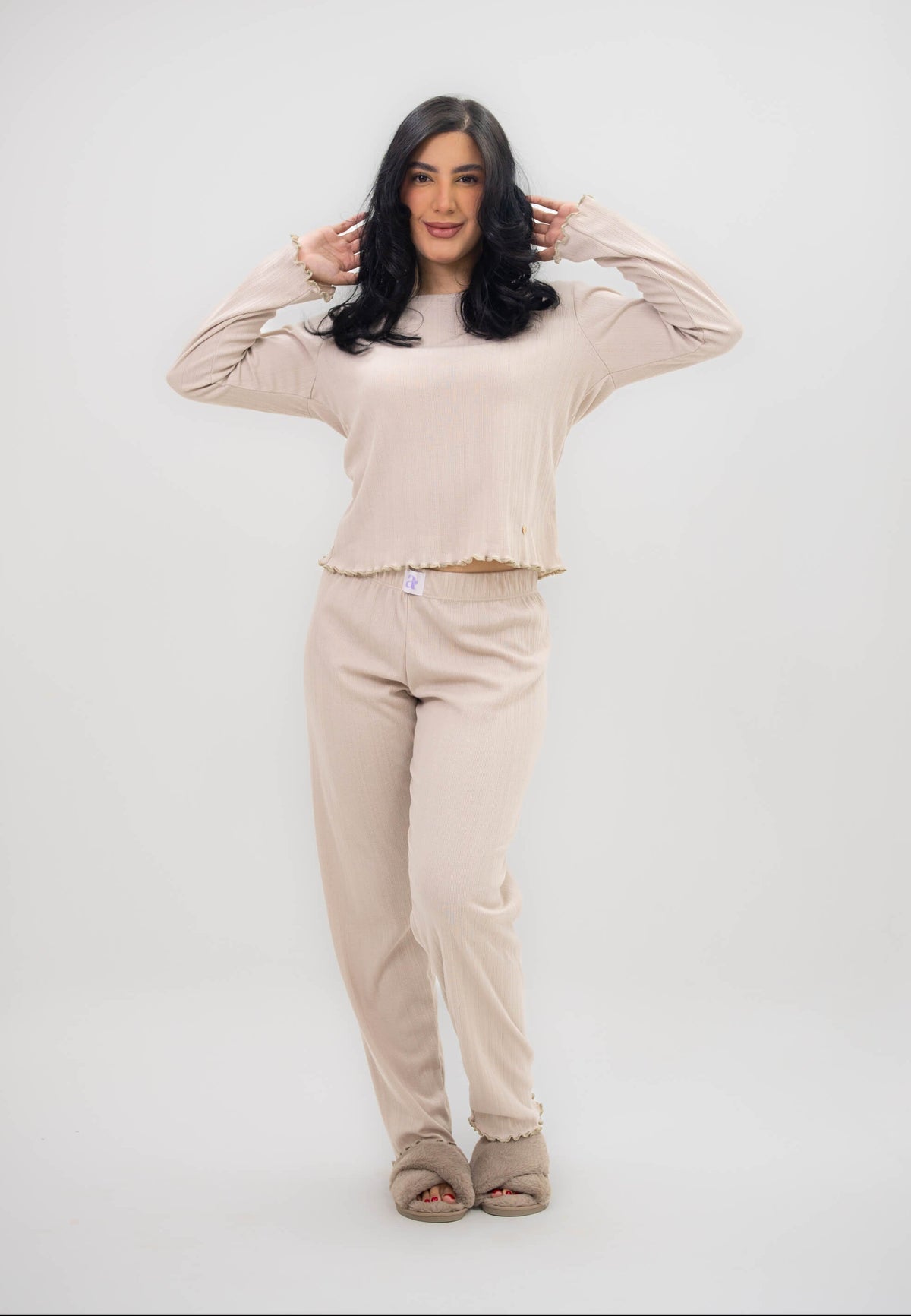 Emma Buzo + Pant - Beige