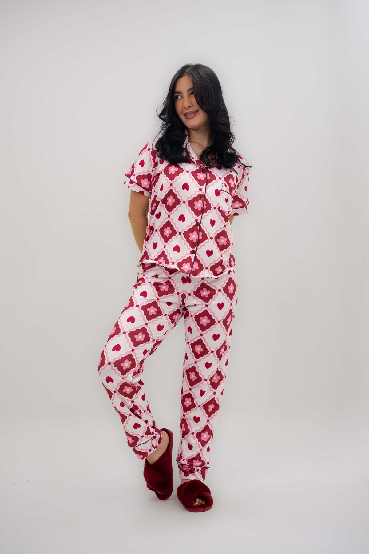 Alana Corazones Rombo Pantalón