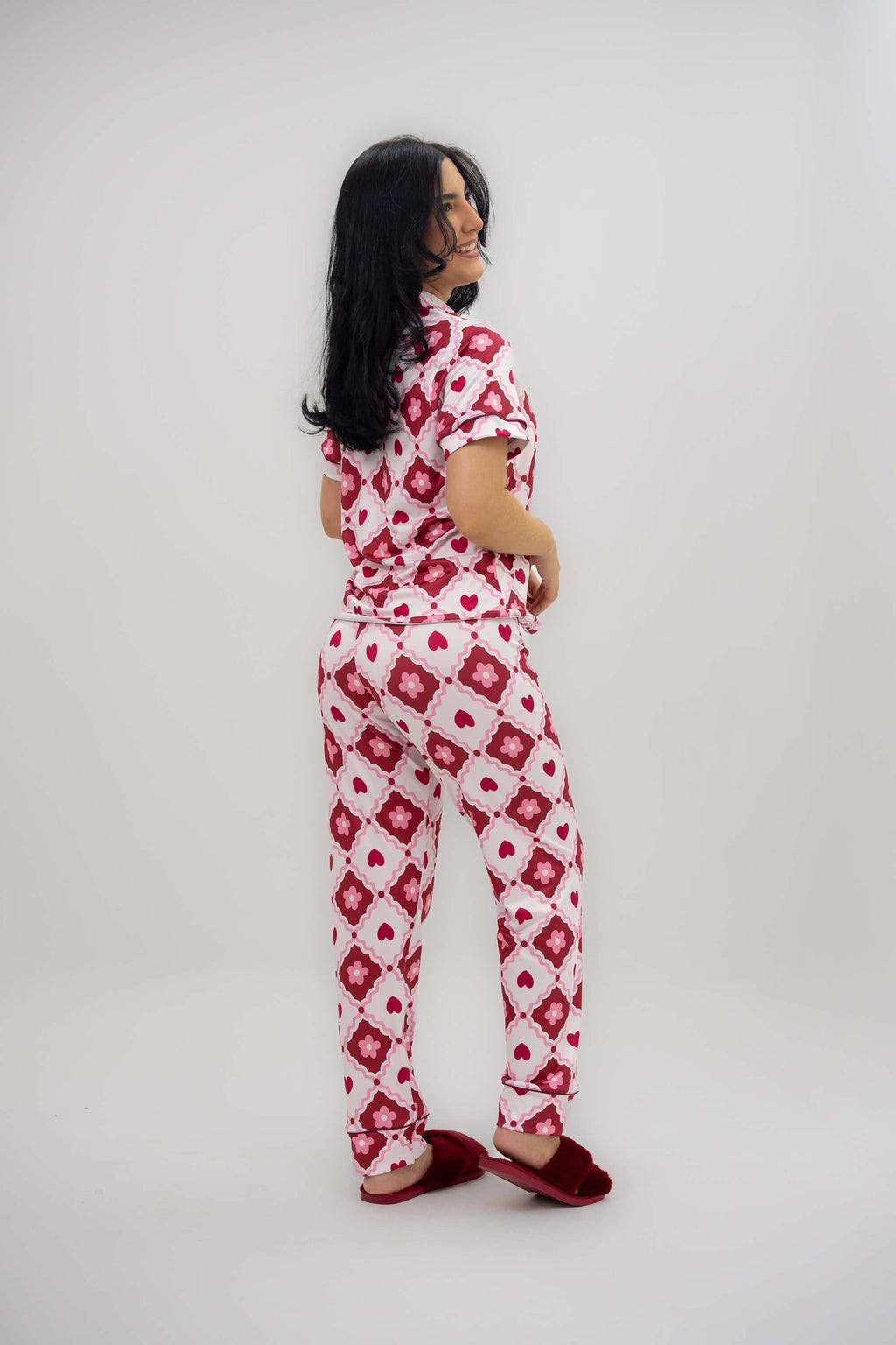 Alana Corazones Rombo Pantalón