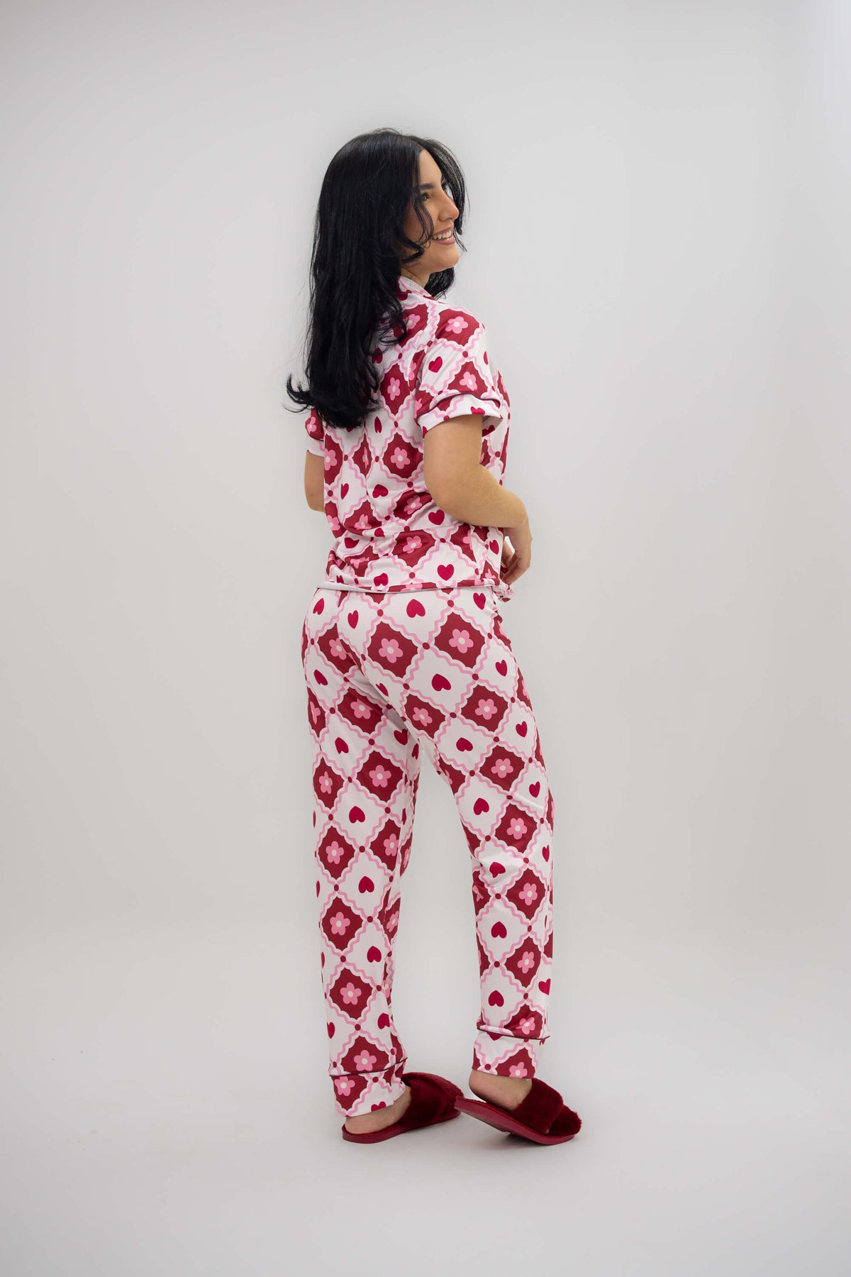 Alana Corazones Rombo Pantalón
