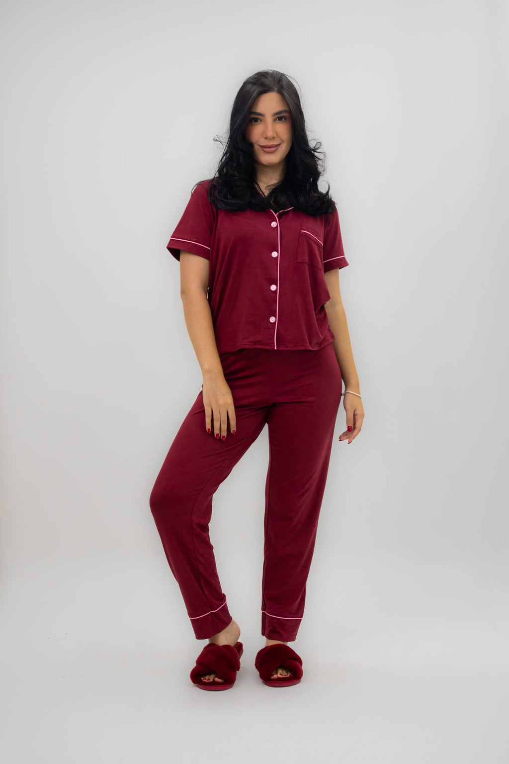 Alana Vino Tinto Pantalón