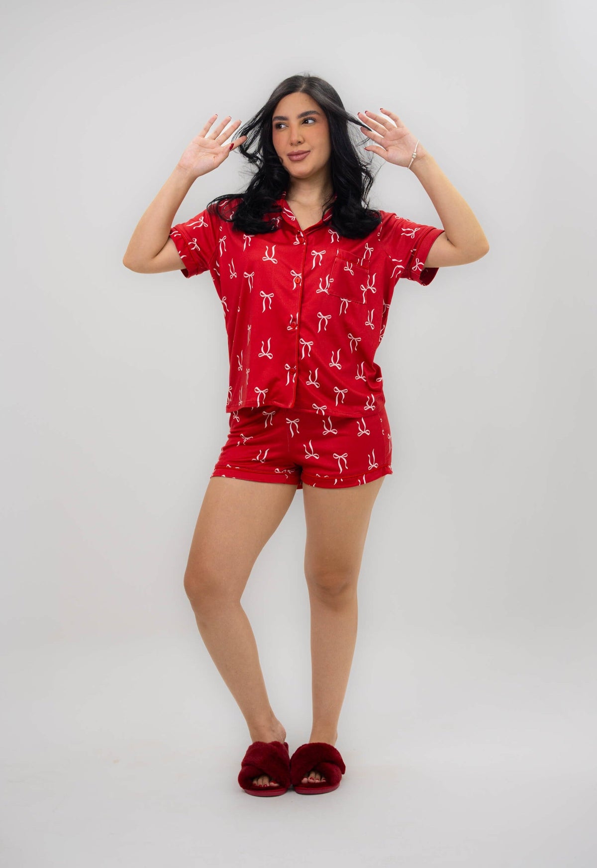 Alana Coquette Rojo Short