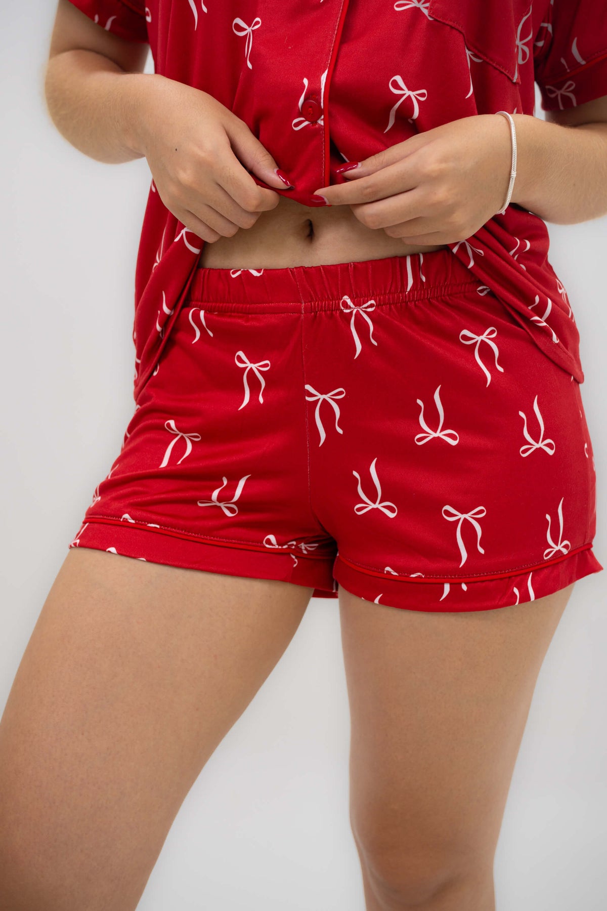 Alana Coquette Rojo Short