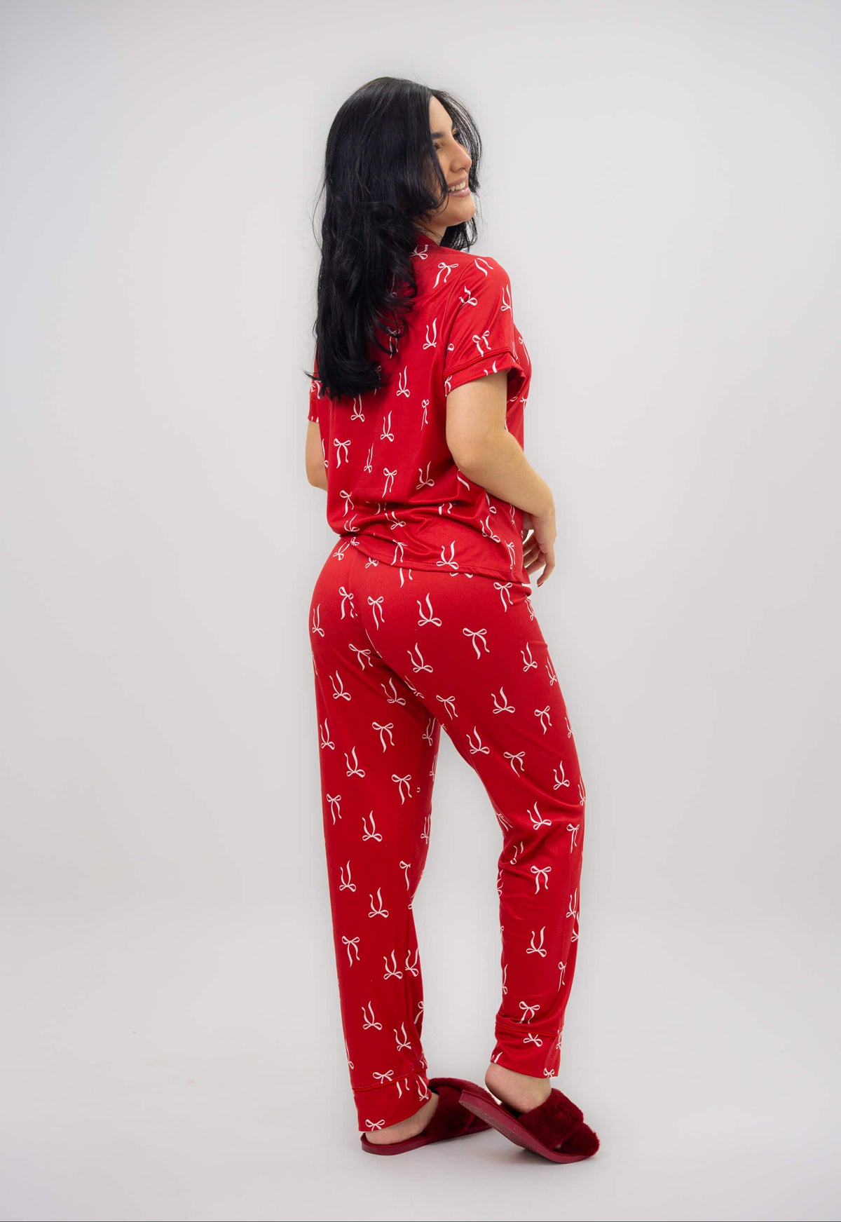 Alana Coquette Rojo Pantalón