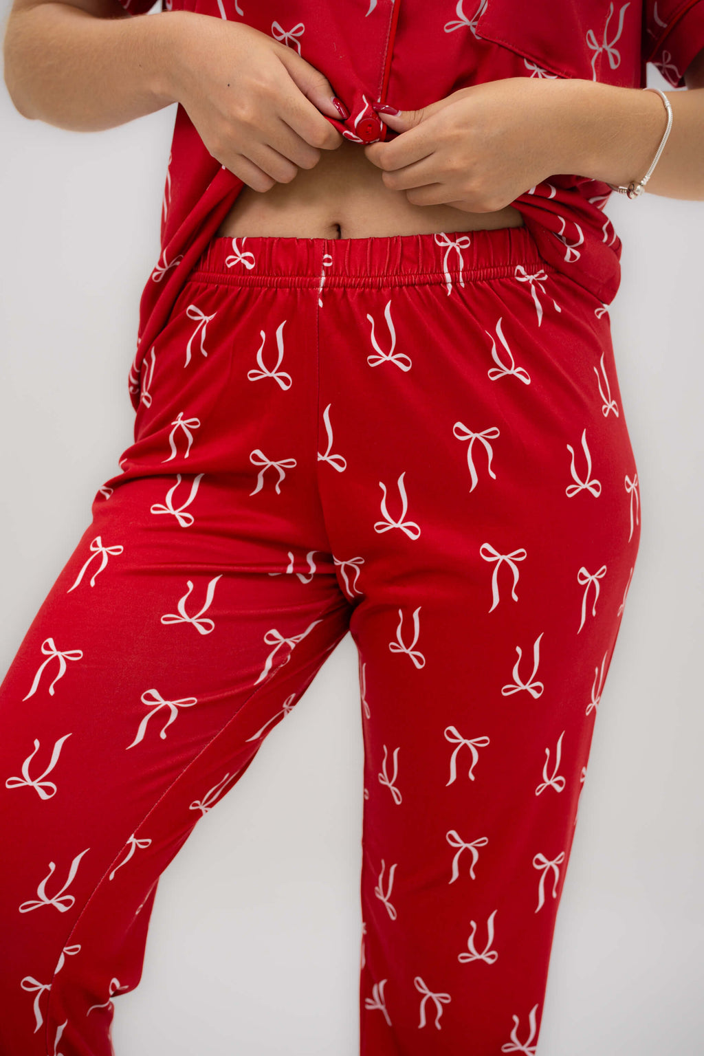 Alana Coquette Rojo Pantalón