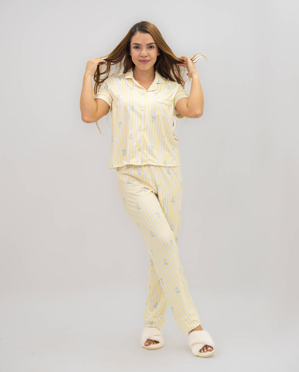 Alana Coquette Amarillo Pantalón