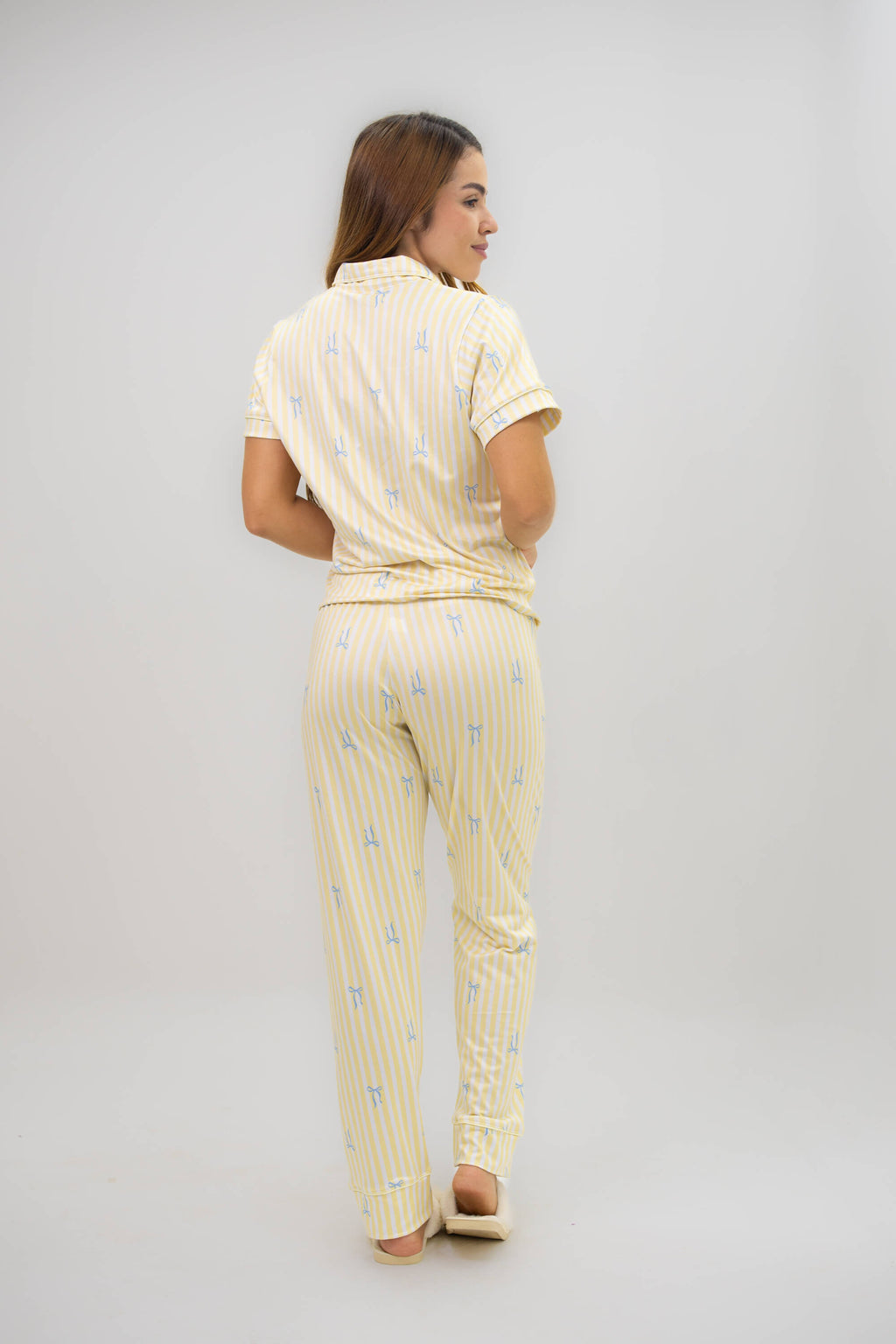 Alana Coquette Amarillo Pantalón