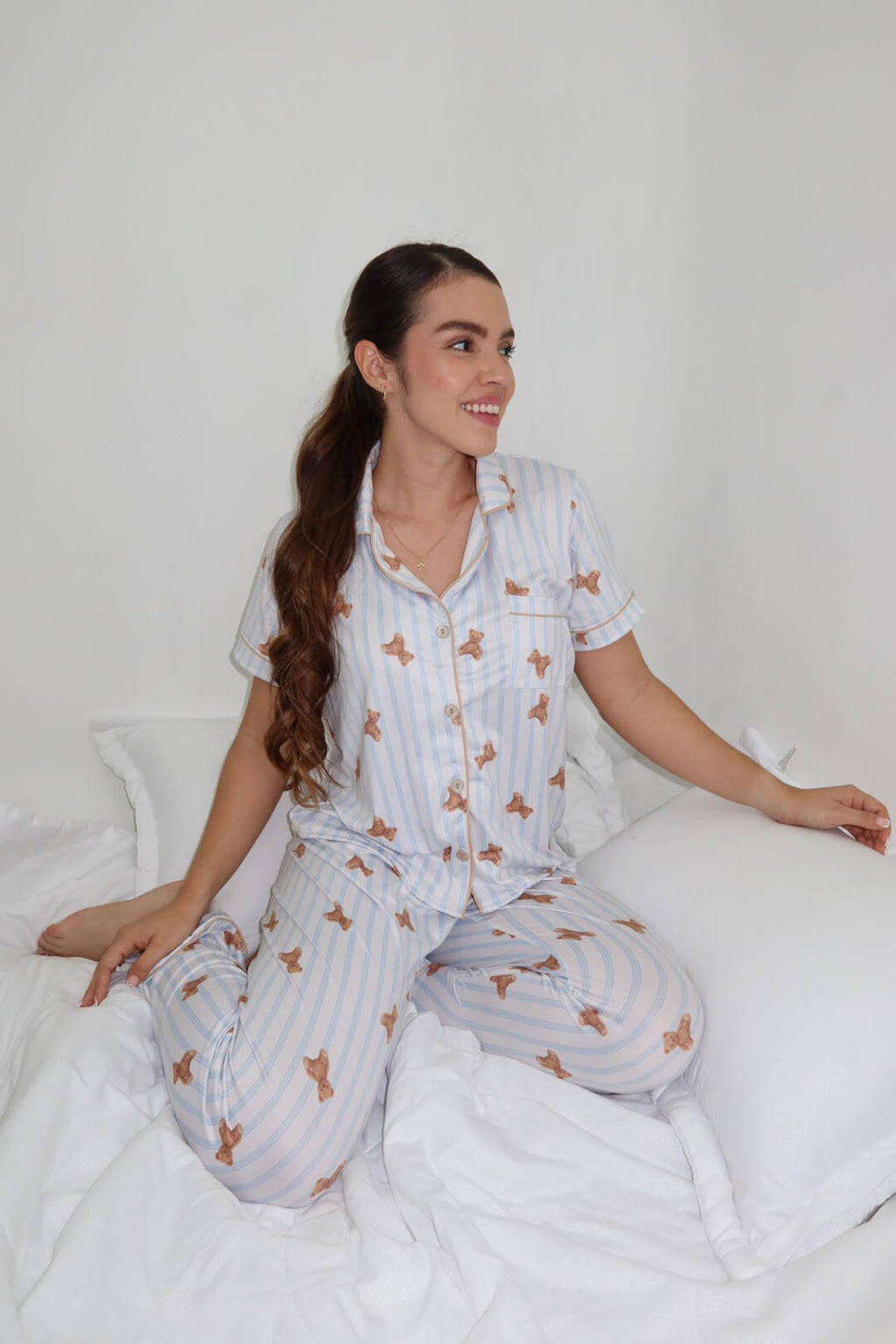 Alana Teddy Blue Pantalón