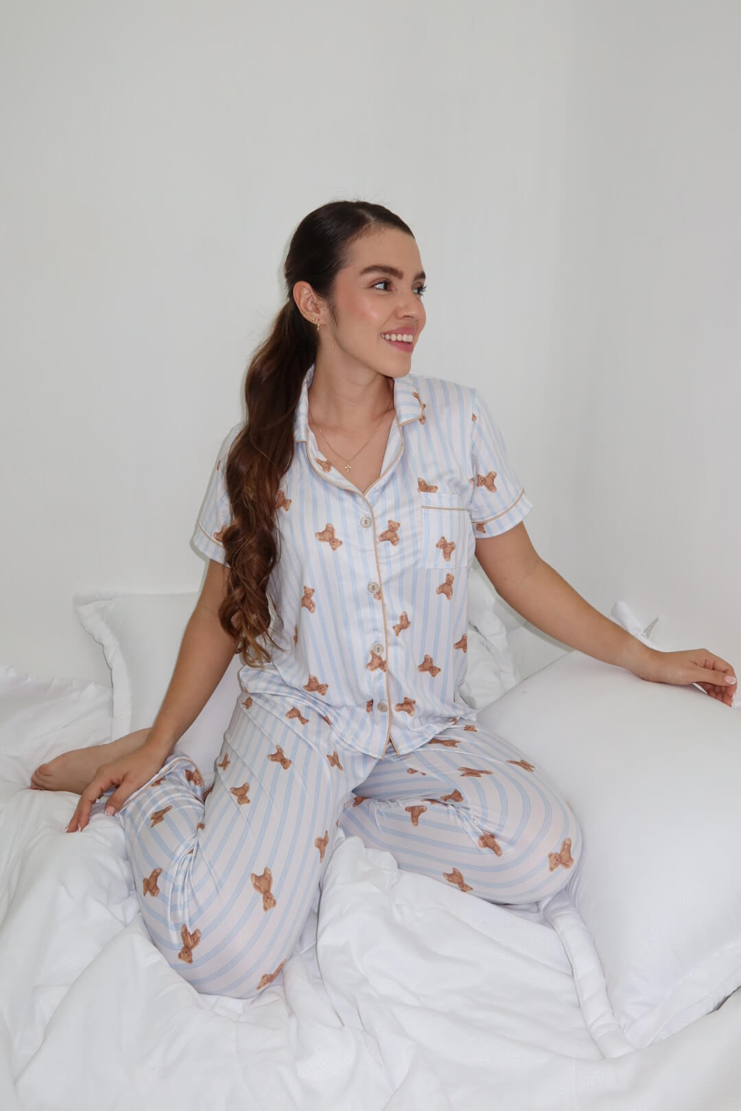 Alana Teddy Blue Pantalón